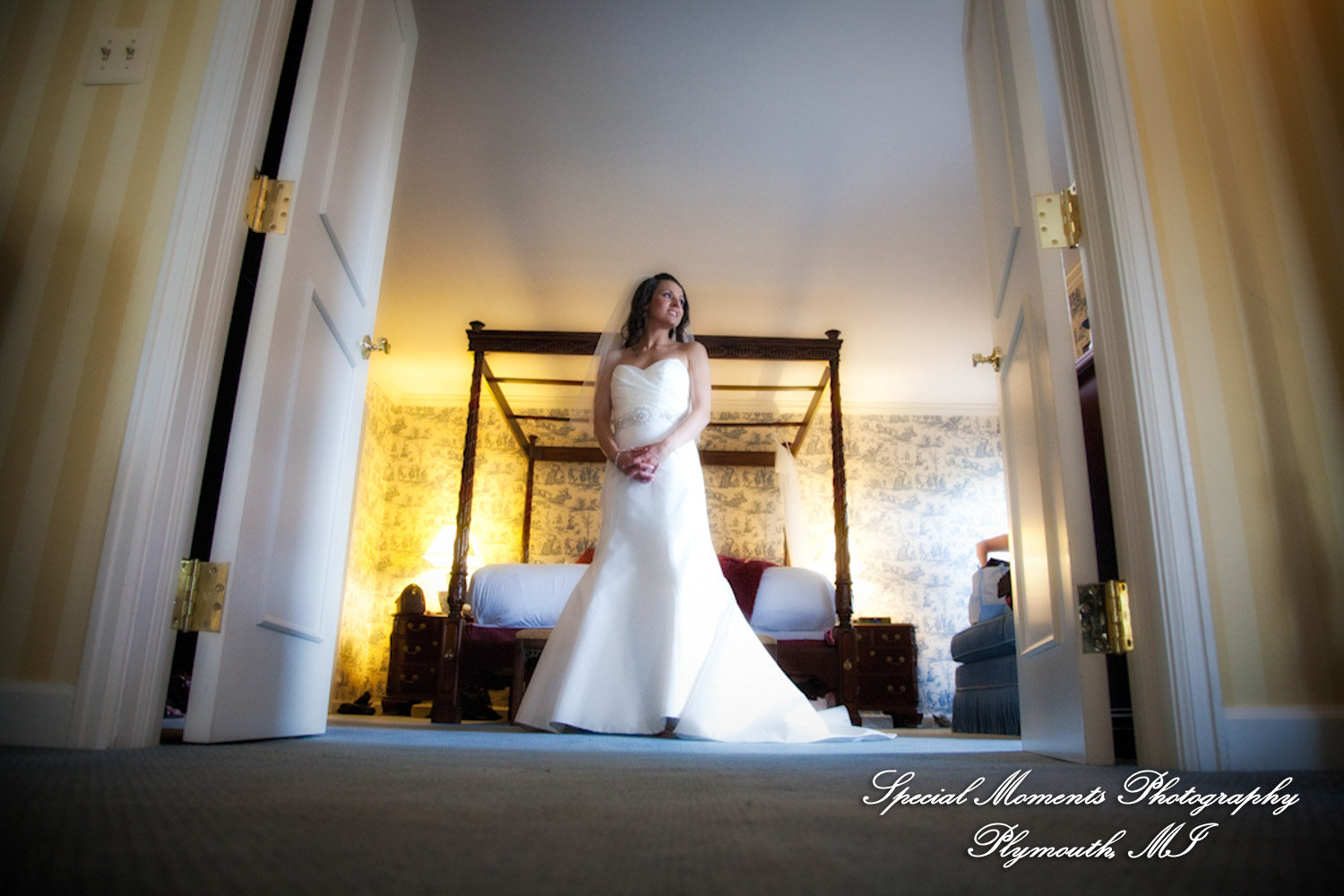 Marsha & Patrick at Townsend Hotel Birmingham MI wedding photograph
