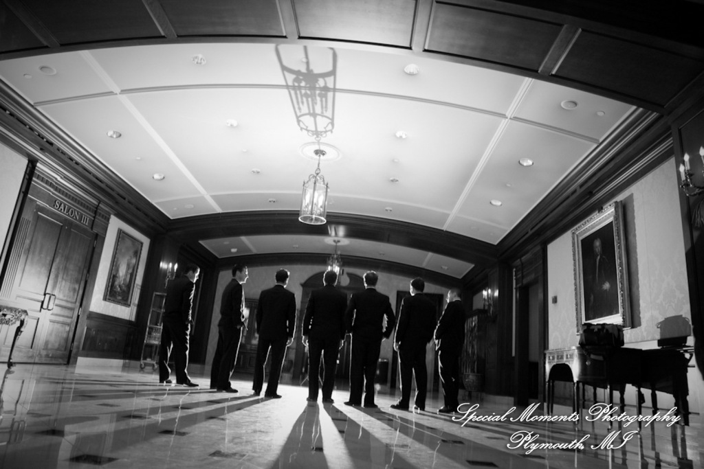 Marsha & Patrick at Townsend Hotel Birmingham MI wedding photograph