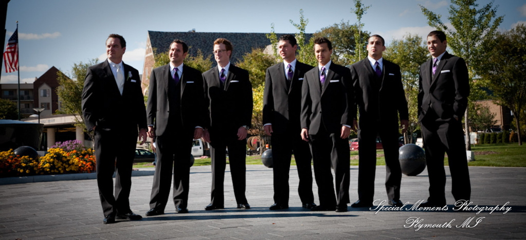 Marsha & Patrick at Townsend Hotel Birmingham MI wedding photograph