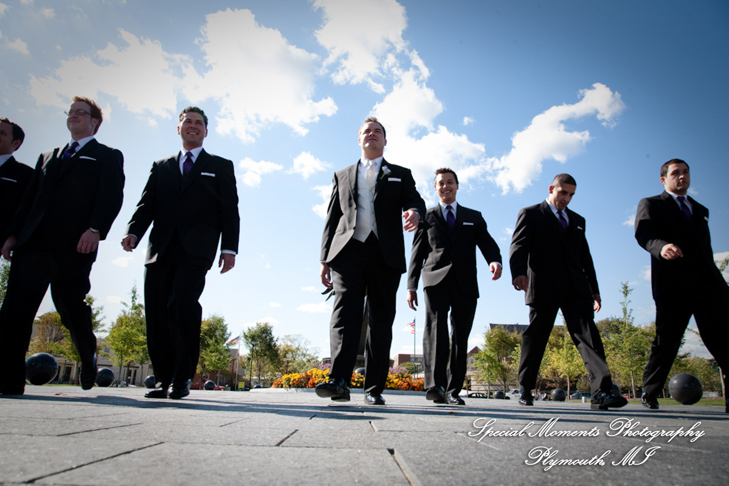 Marsha & Patrick at Townsend Hotel Birmingham MI wedding photograph