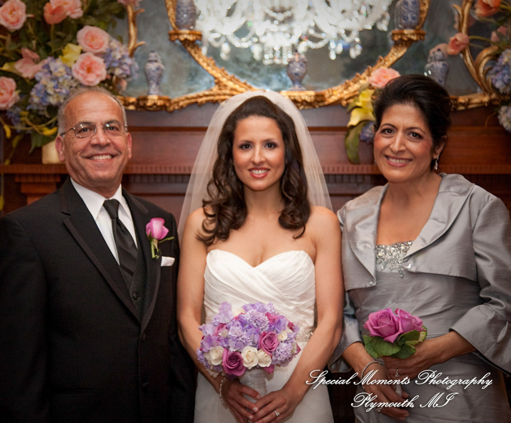 Marsha & Patrick at Townsend Hotel Birmingham MI wedding photograph