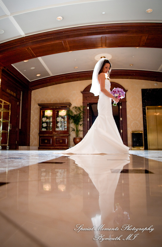 Marsha & Patrick at Townsend Hotel Birmingham MI wedding photograph