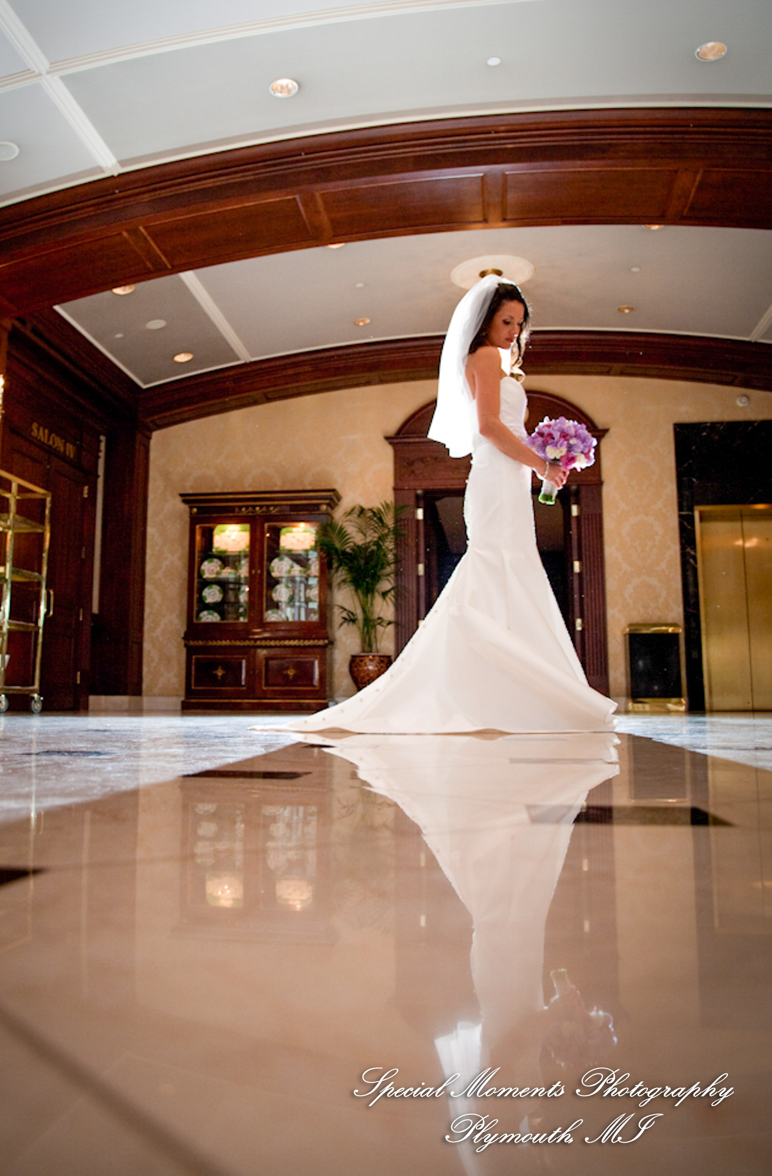 Marsha & Patrick at Townsend Hotel Birmingham MI wedding photograph