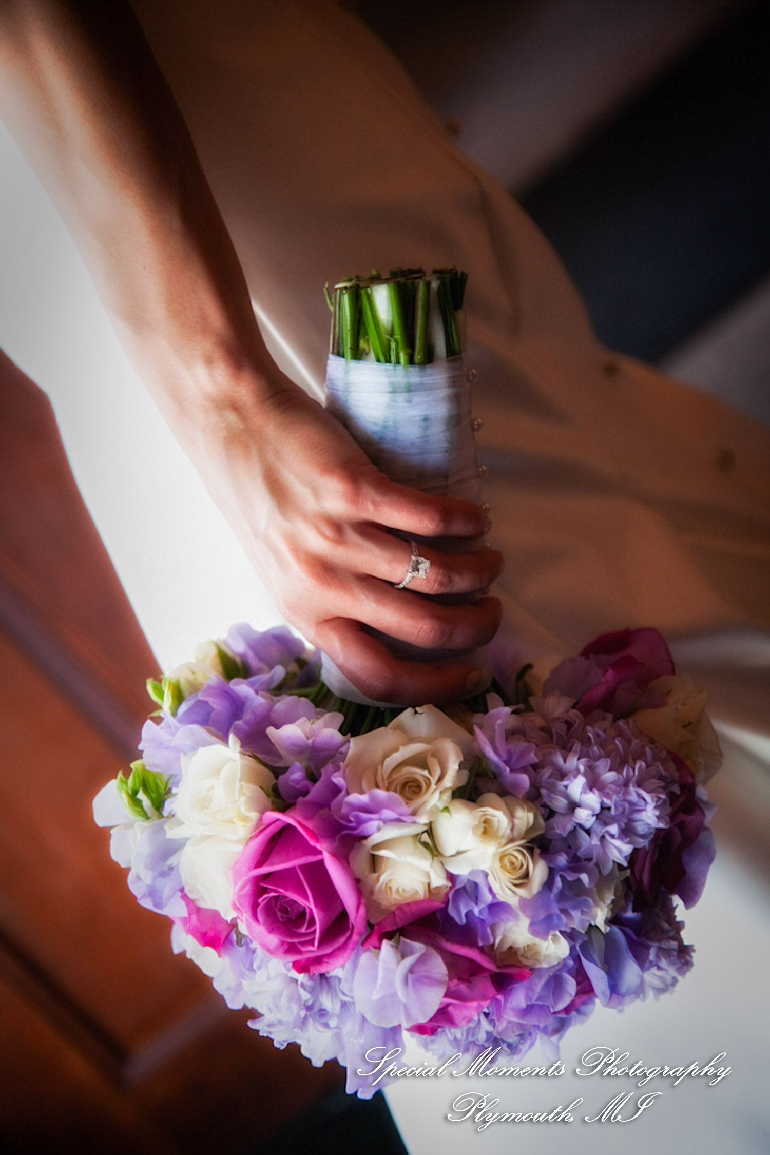 Marsha & Patrick at The Shrine of the Little Flower Royal Oak MI wedding photograph