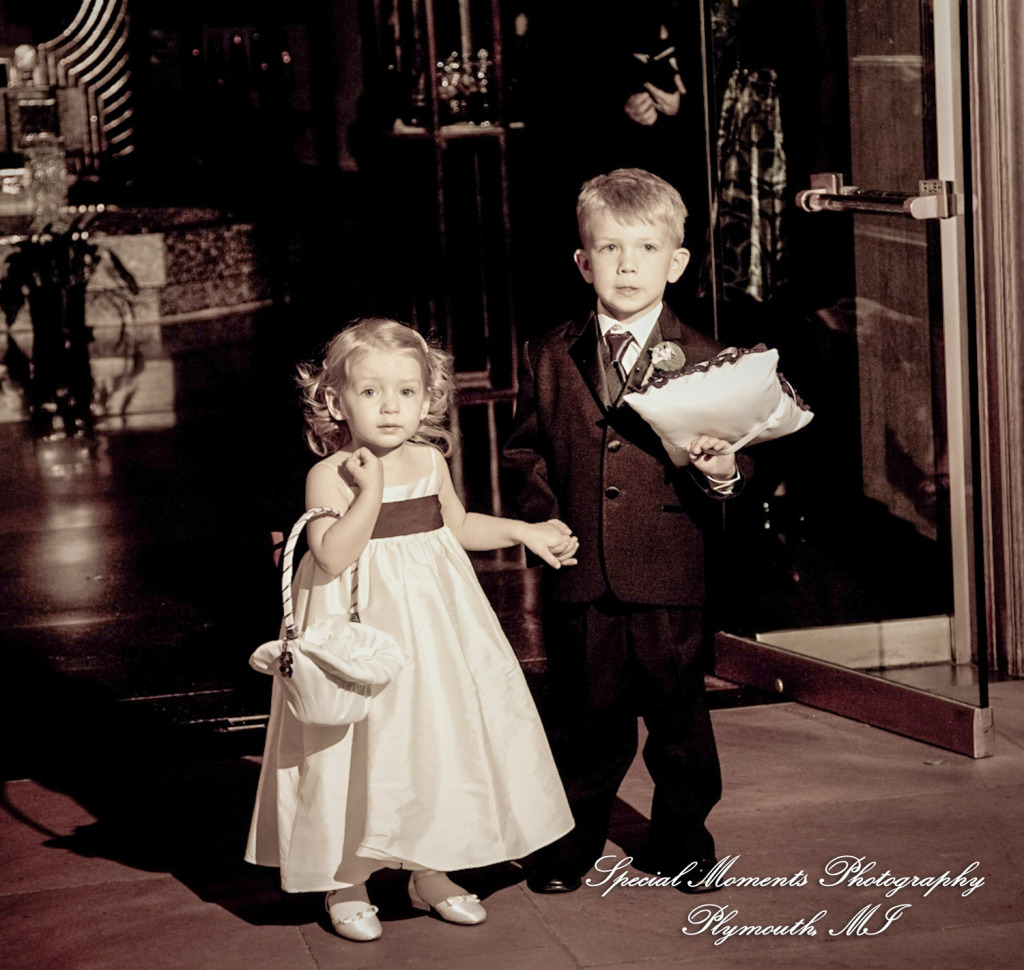 Marsha & Patrick at The Shrine of the Little Flower Royal Oak MI wedding photograph