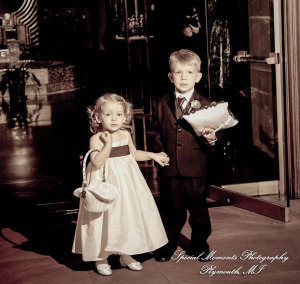 Marsha & Patrick at The Shrine of the Little Flower Royal Oak MI wedding photograph