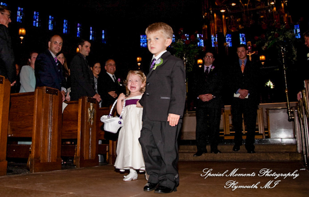 Marsha & Patrick at The Shrine of the Little Flower Royal Oak MI wedding photograph