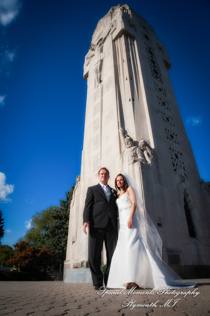 Marsha & Patrick at The Shrine of the Little Flower Royal Oak MI wedding photograph