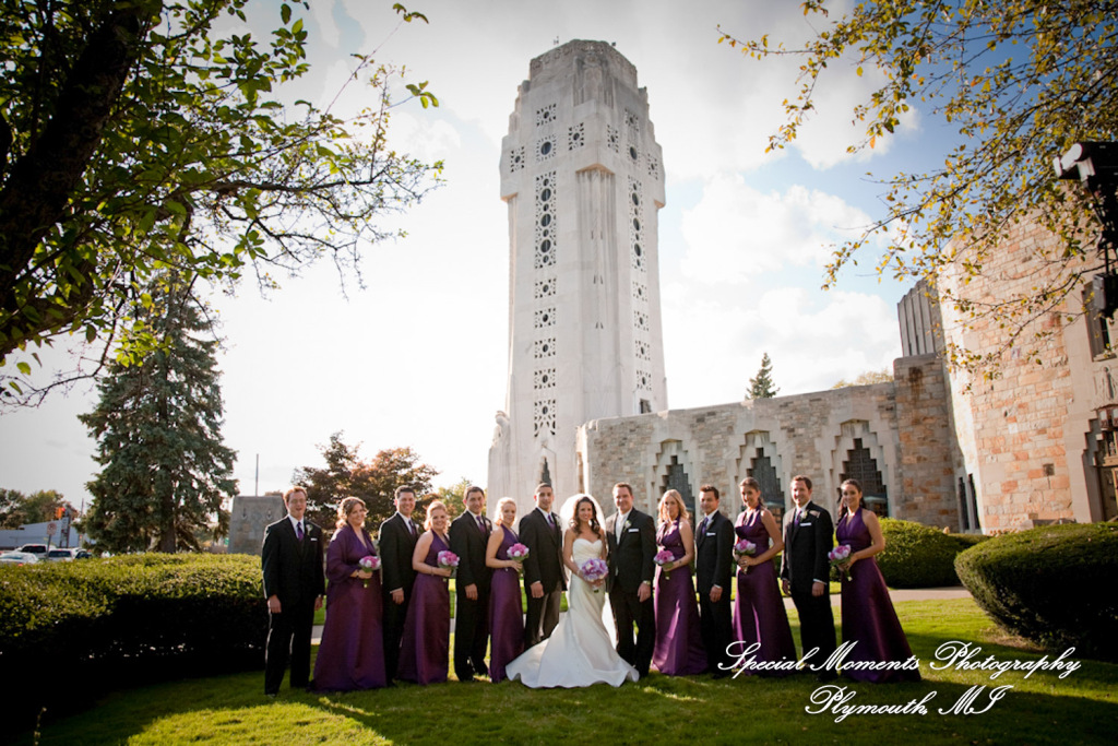Marsha & Patrick at The Shrine of the Little Flower Royal Oak MI wedding photograph