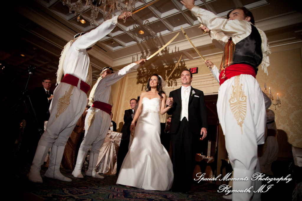 Marsha & Patrick at Townsend Hotel Birmingham MI wedding photograph