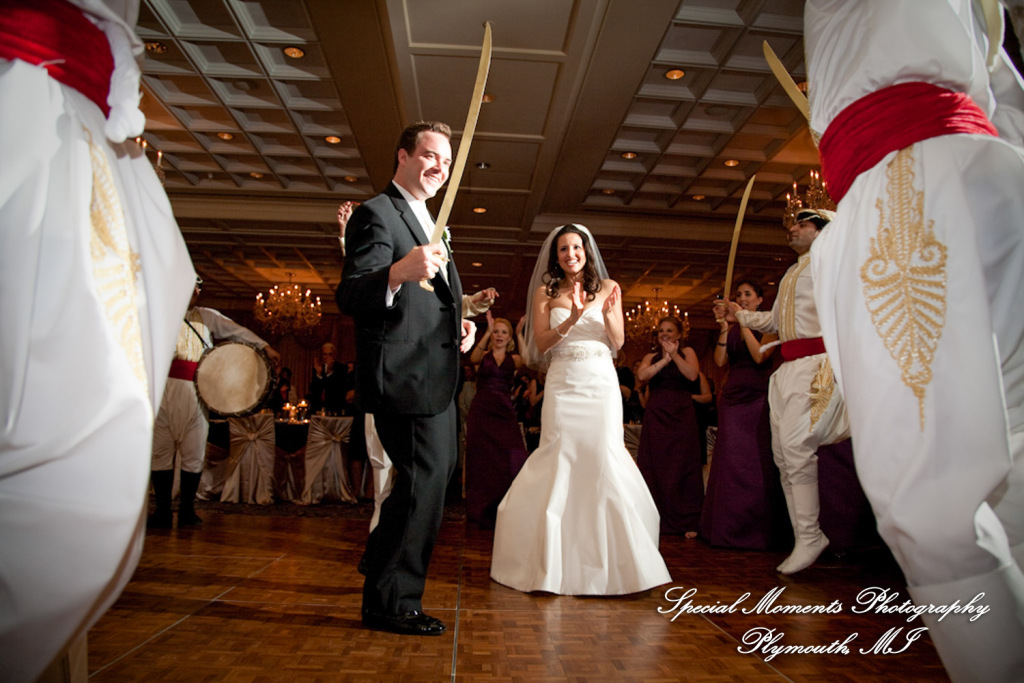 Marsha & Patrick at Townsend Hotel Birmingham MI wedding photograph