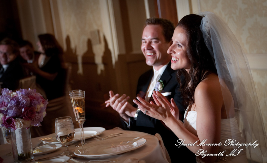 Marsha & Patrick at Townsend Hotel Birmingham MI wedding photograph