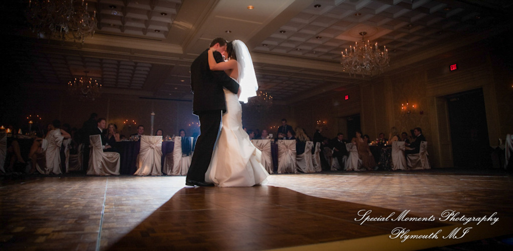 Marsha & Patrick at Townsend Hotel Birmingham MI wedding photograph