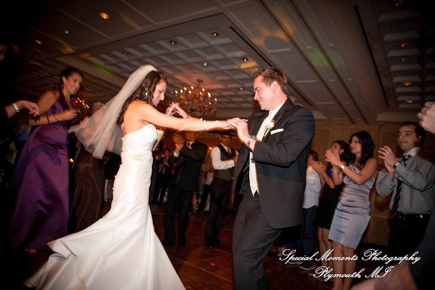 Marsha & Patrick at Townsend Hotel Birmingham MI wedding photograph