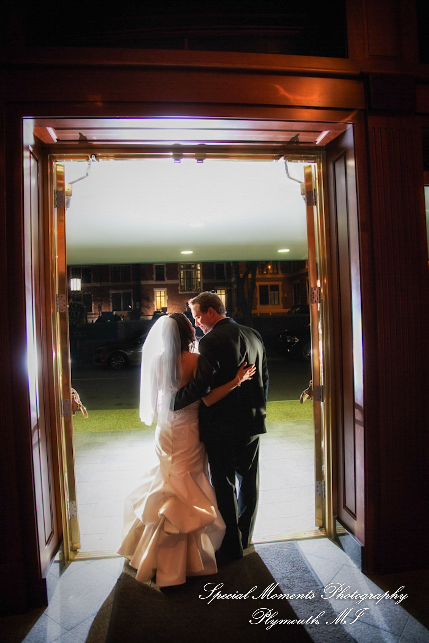 Marsha & Patrick at Townsend Hotel Birmingham MI wedding photograph