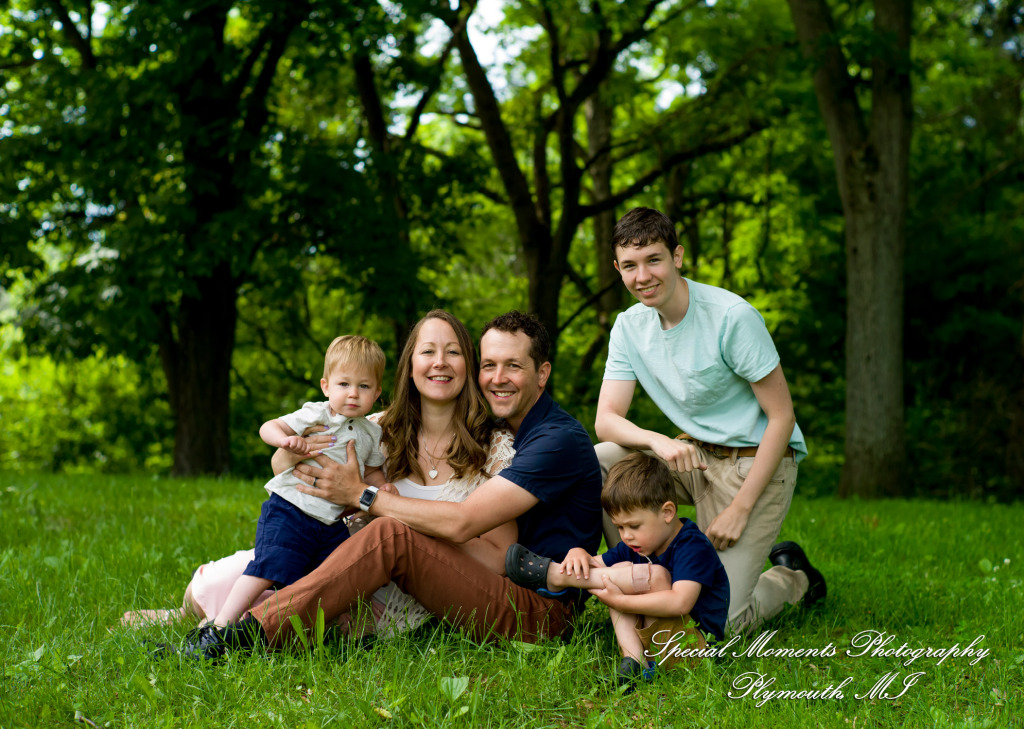 Ganser Family at Brighton Recreation Area Brighton MI family photograph