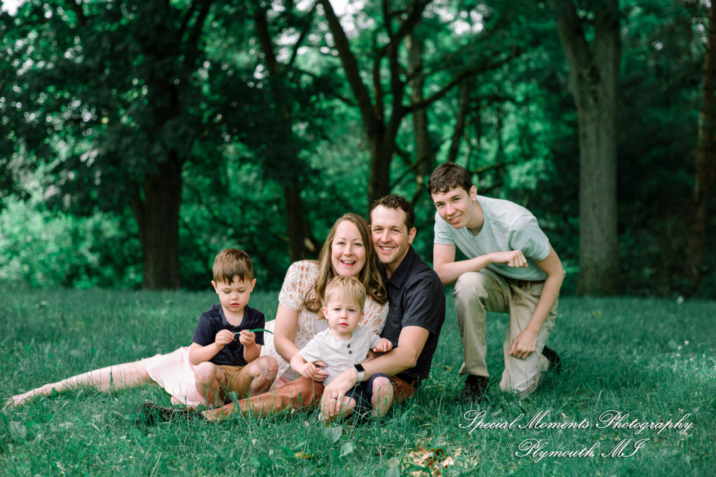 Ganser Family at Brighton Recreation Area Brighton MI family photograph