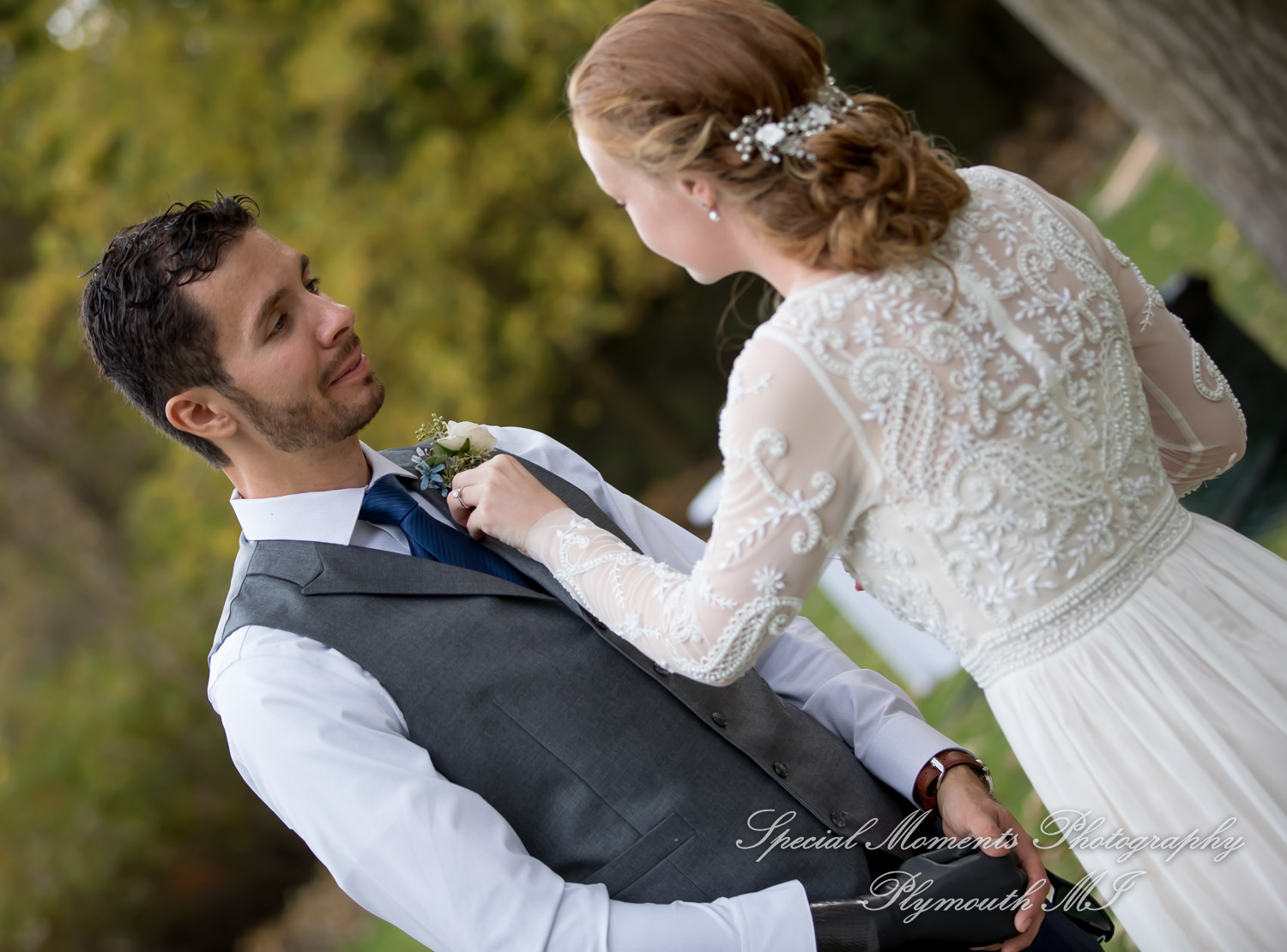 Anna & Jesus at Home Wedding & Reception Chelsea MI wedding photograph