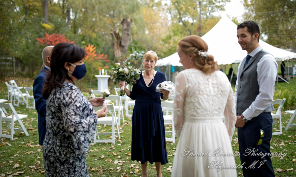 Anna & Jesus at Home Wedding & Reception Chelsea MI wedding photograph