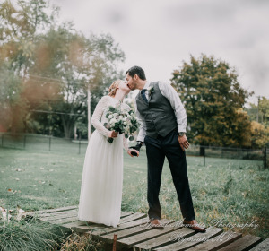 Anna & Jesus at Home Wedding & Reception Chelsea MI wedding photograph