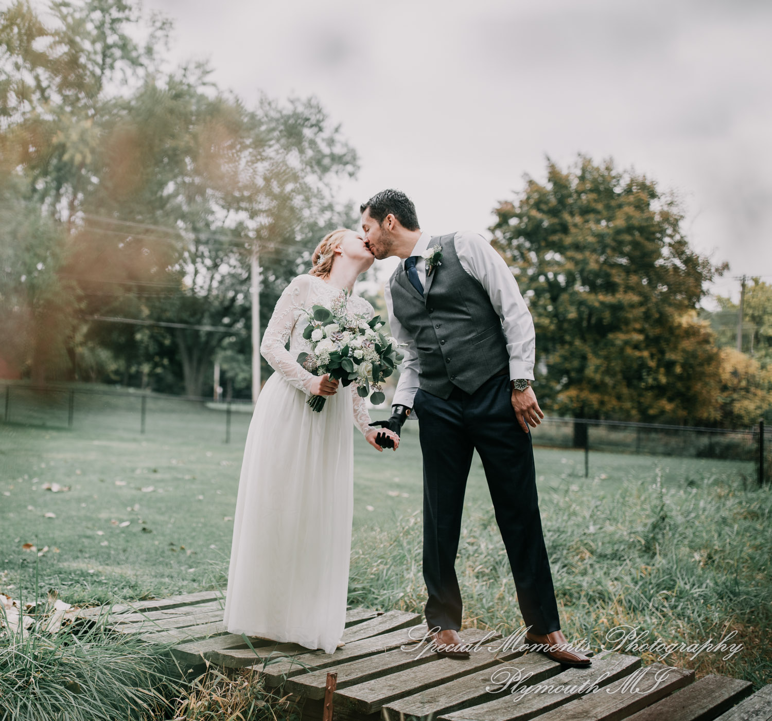 Anna & Jesus at Home Wedding & Reception Chelsea MI wedding photograph