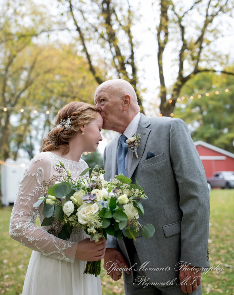 Anna & Jesus at Home Wedding & Reception Chelsea MI wedding photograph