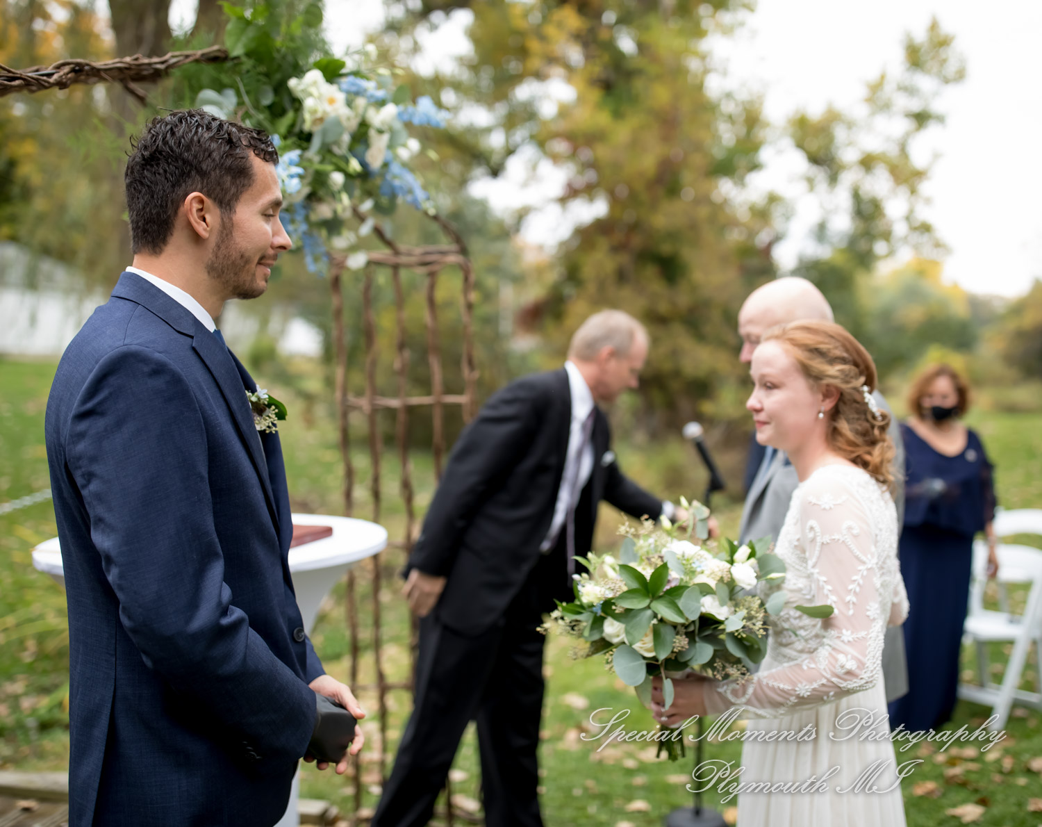 Anna & Jesus at Home Wedding & Reception Chelsea MI wedding photograph