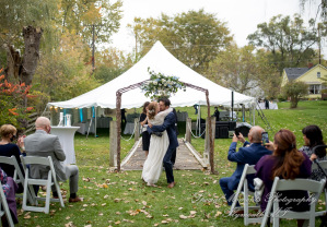 Anna & Jesus at Home Wedding & Reception Chelsea MI wedding photograph