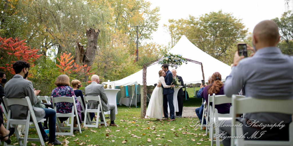 Anna & Jesus at Home Wedding & Reception Chelsea MI wedding photograph