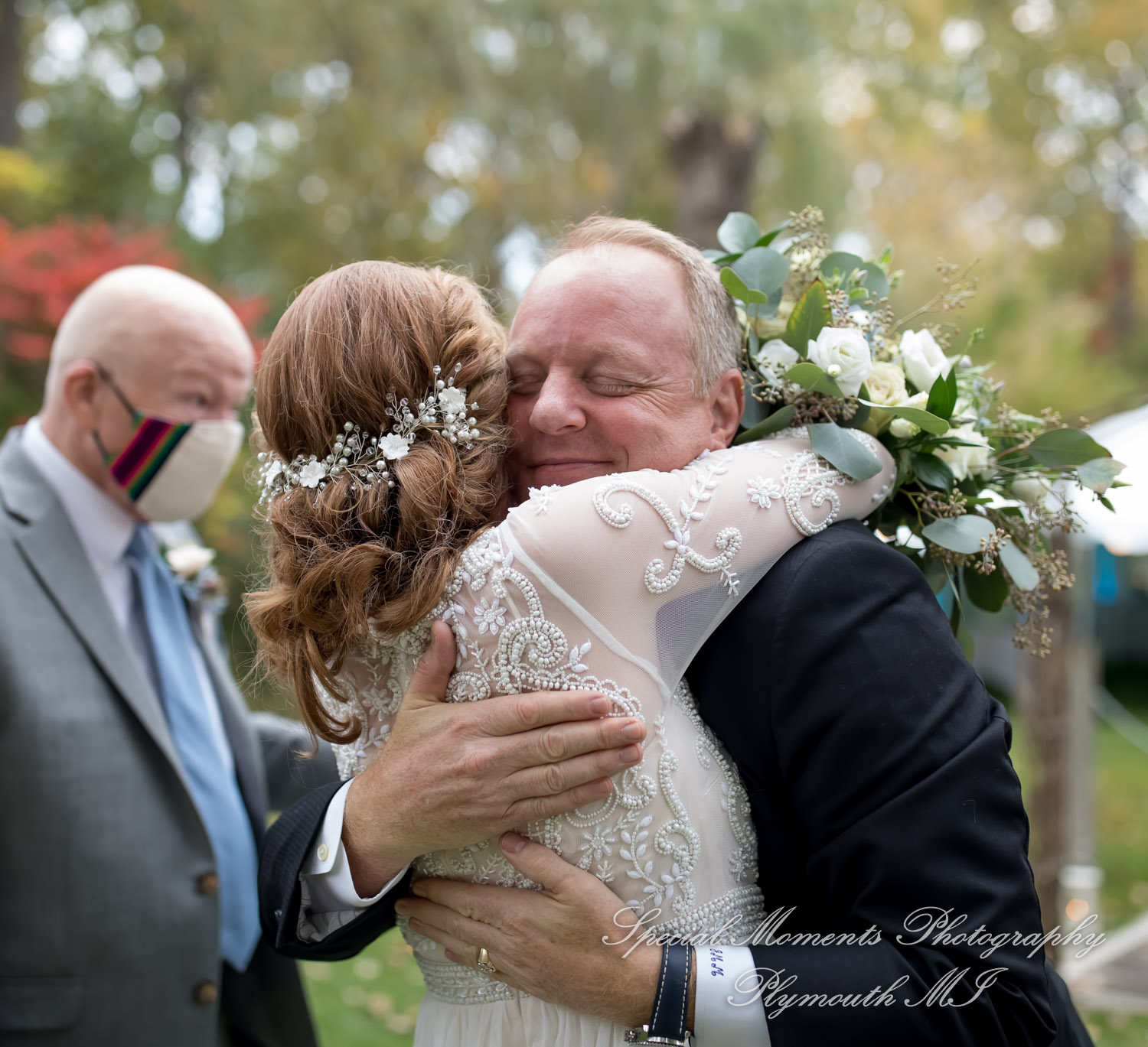 Anna & Jesus at Home Wedding & Reception Chelsea MI wedding photograph