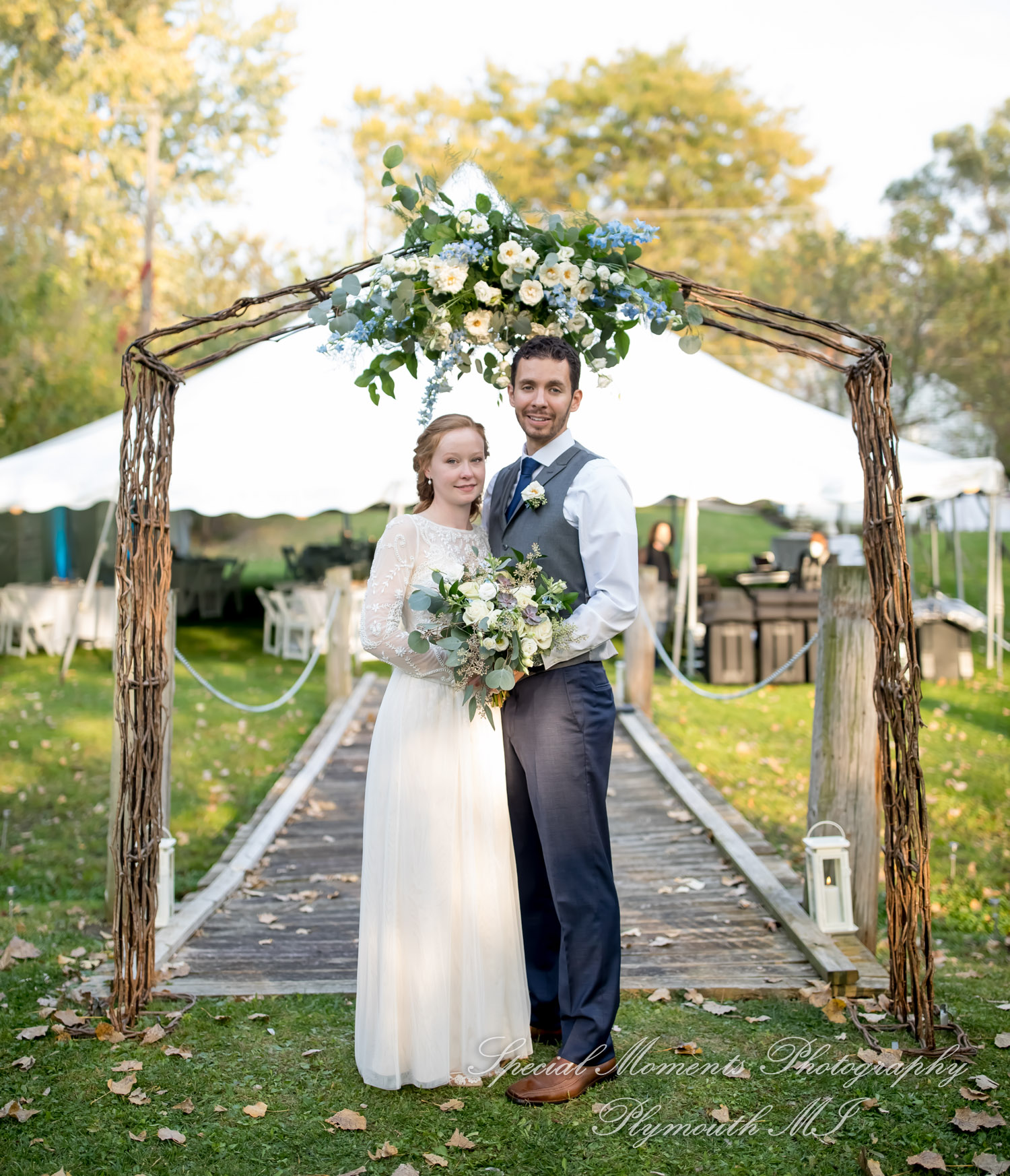 Anna & Jesus at Home Wedding & Reception Chelsea MI wedding photograph