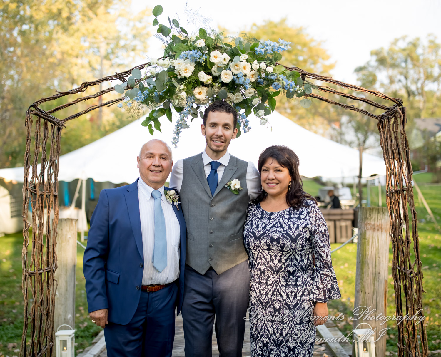 Anna & Jesus at Home Wedding & Reception Chelsea MI wedding photograph