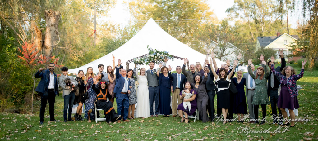 Anna & Jesus at Home Wedding & Reception Chelsea MI wedding photograph