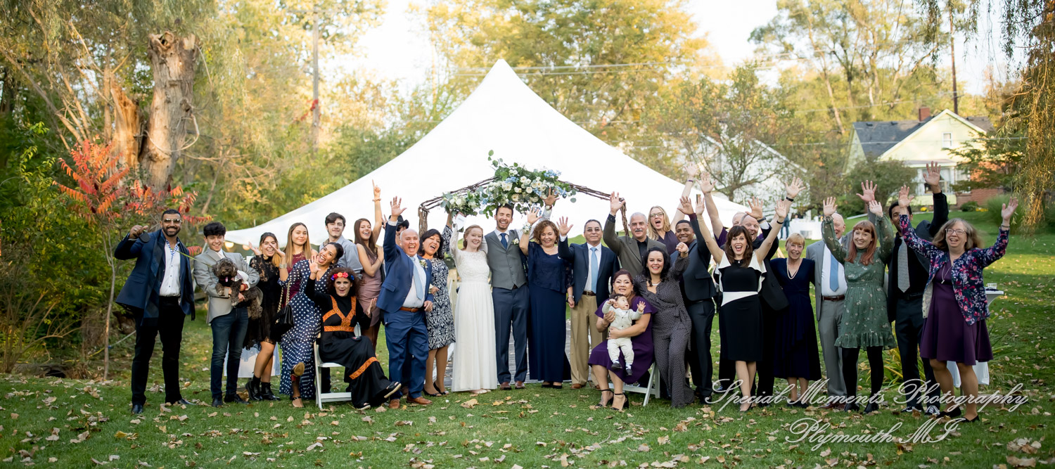 Anna & Jesus at Home Wedding & Reception Chelsea MI wedding photograph