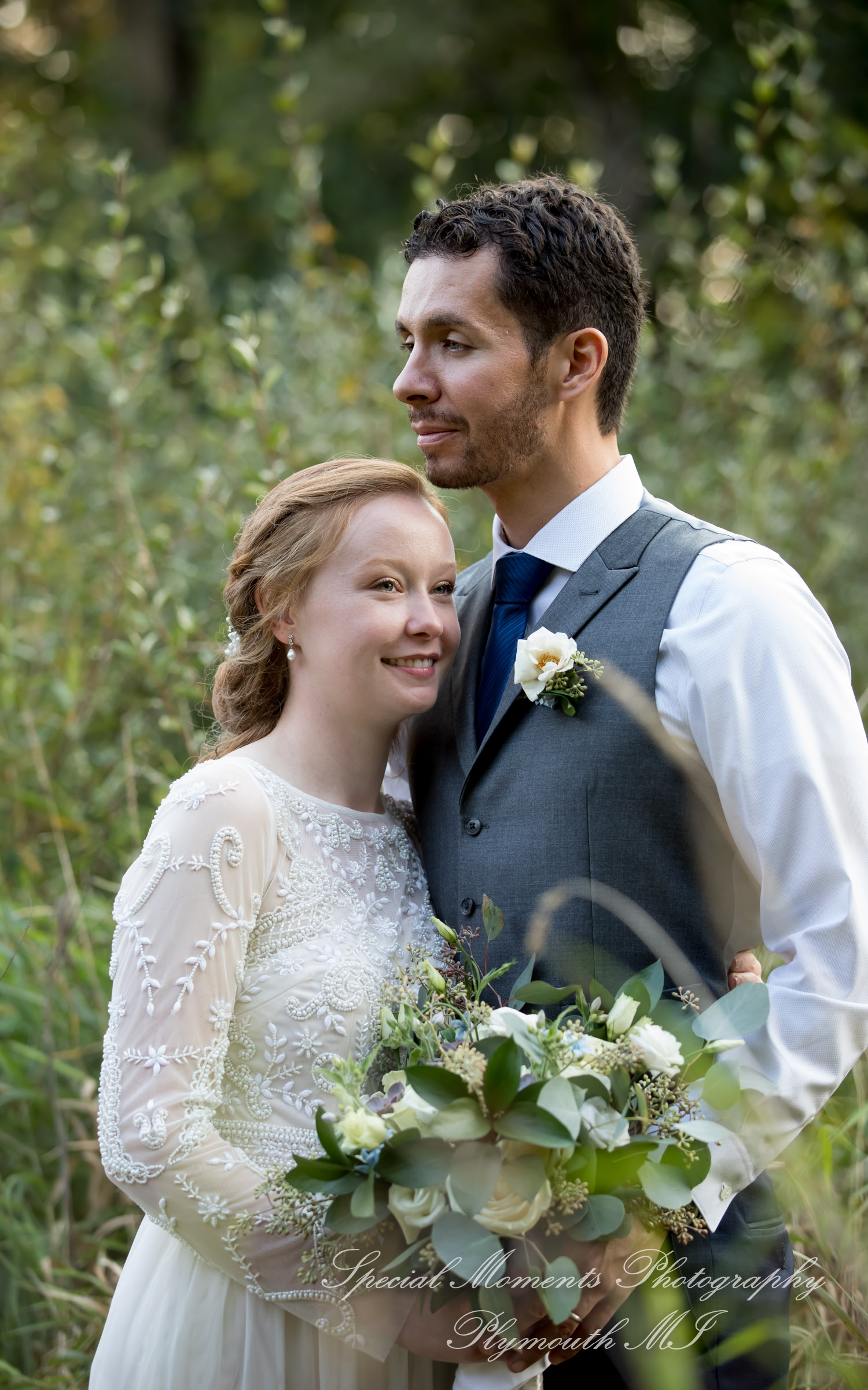 Anna & Jesus at Home Wedding & Reception Chelsea MI wedding photograph