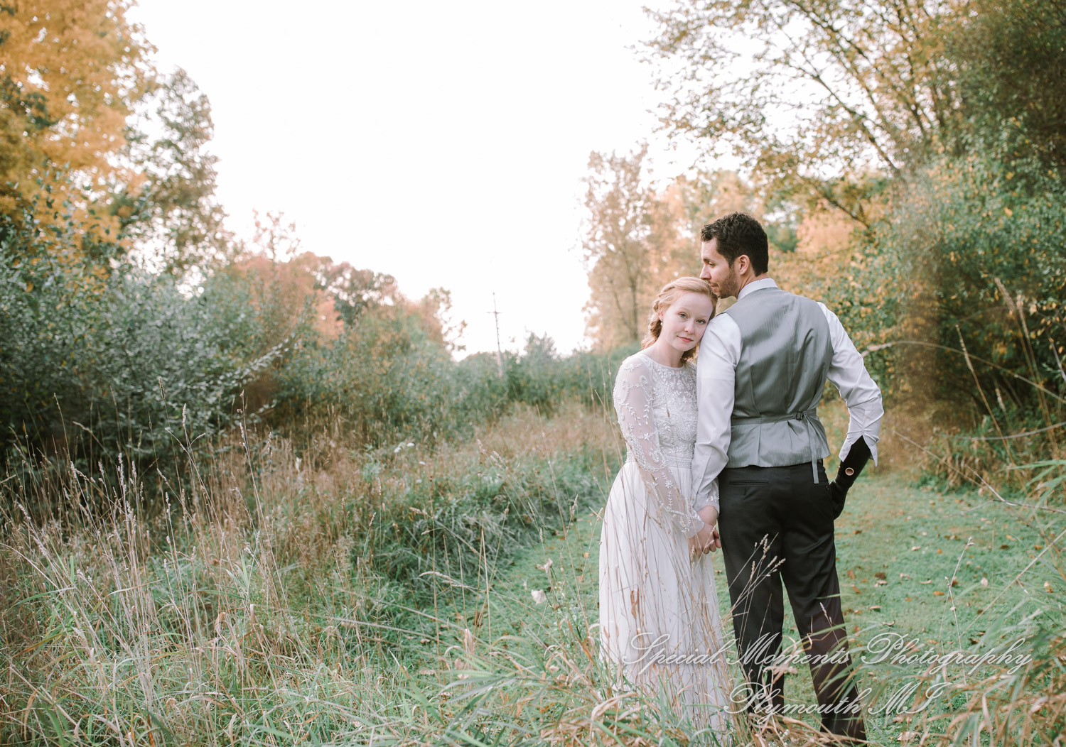 Anna & Jesus at Home Wedding & Reception Chelsea MI wedding photograph