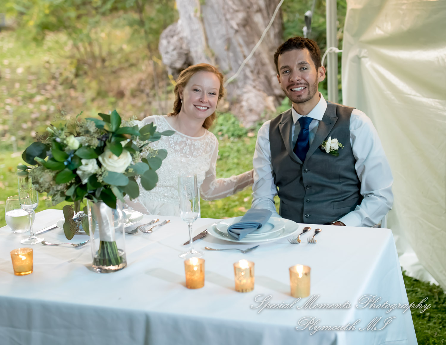 Anna & Jesus at Home Wedding & Reception Chelsea MI wedding photograph