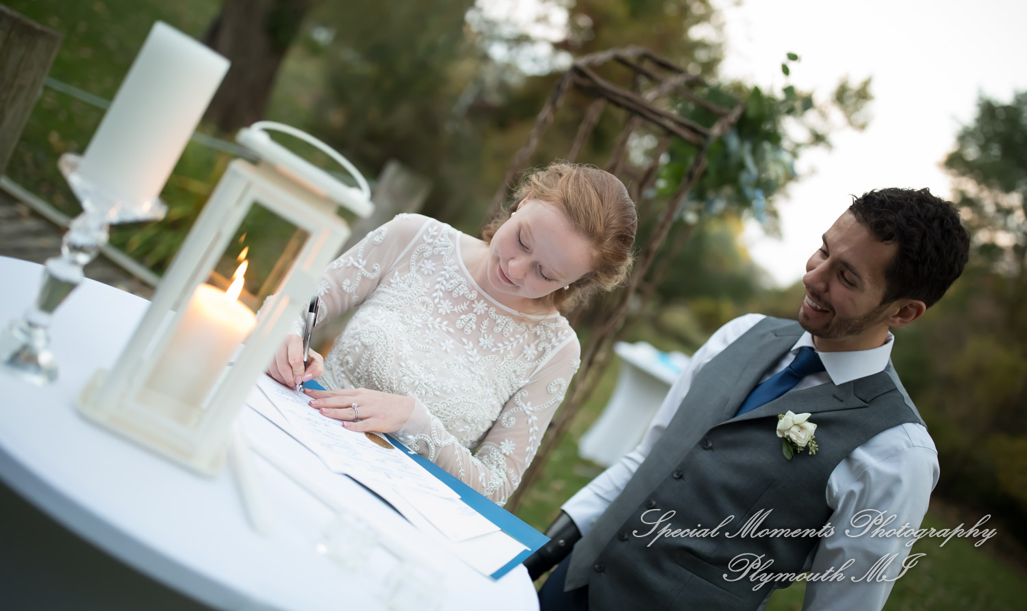 Anna & Jesus at Home Wedding & Reception Chelsea MI wedding photograph