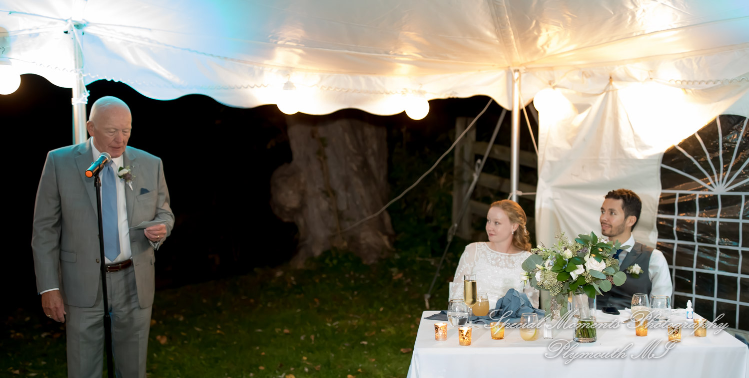 Anna & Jesus at Home Wedding & Reception Chelsea MI wedding photograph