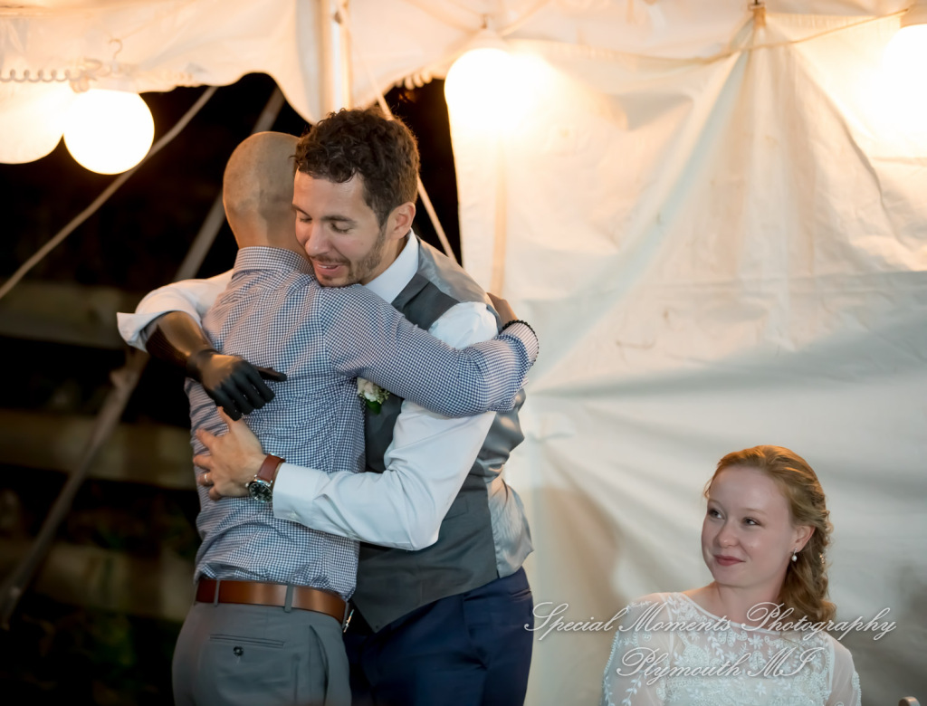 Anna & Jesus at Home Wedding & Reception Chelsea MI wedding photograph