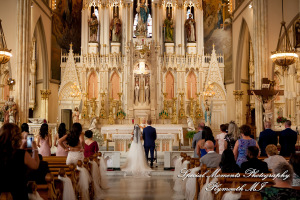 Heidy & Marcin at Sweetest Heart of Mary Church Detroit MI wedding photograph