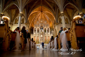 Heidy & Marcin at Sweetest Heart of Mary Church Detroit MI wedding photograph