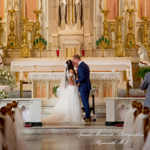 Heidy & Marcin at Sweetest Heart of Mary Church Detroit MI wedding photograph