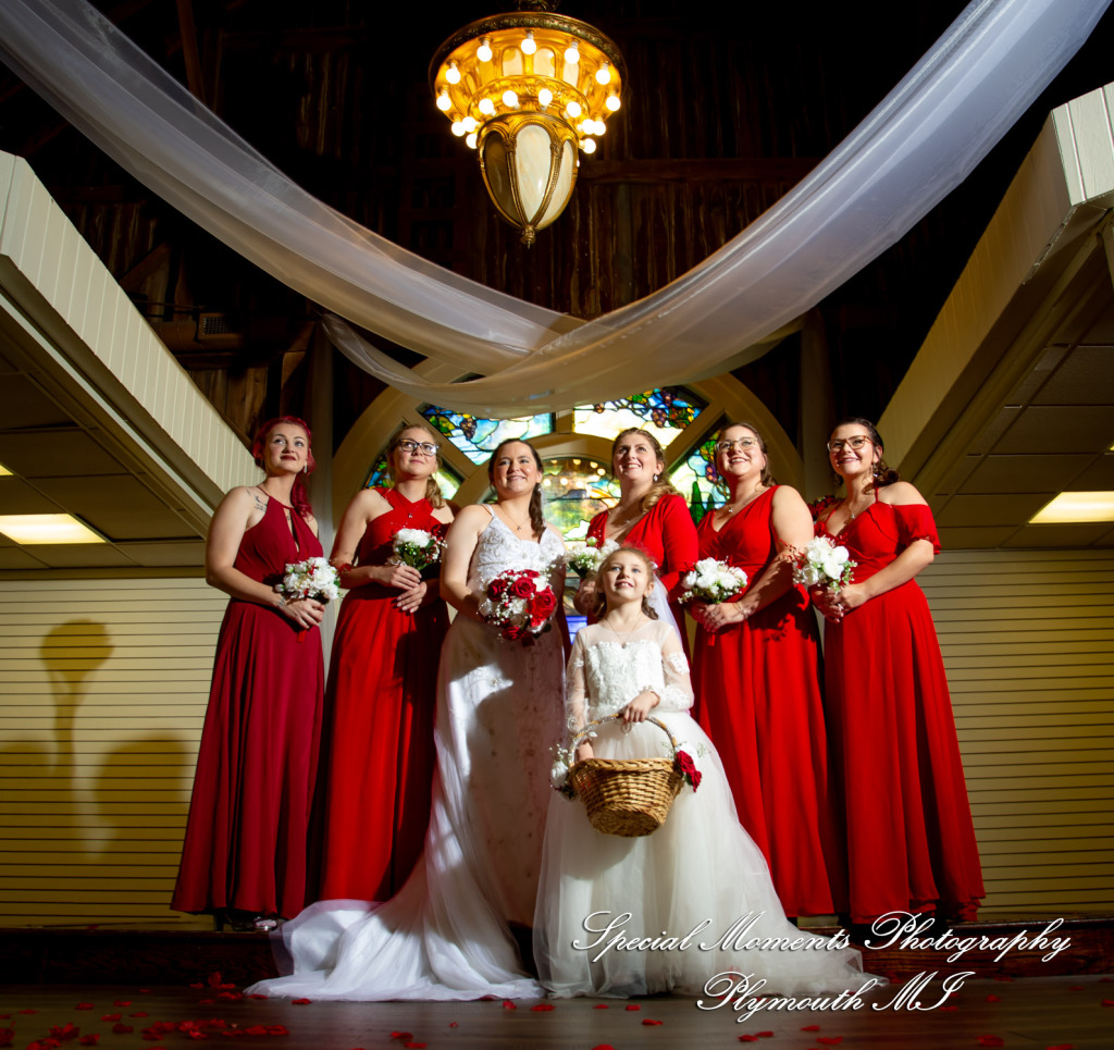 Patricia & Kyle at Canterbury Castle Lake Orion MI wedding photograph