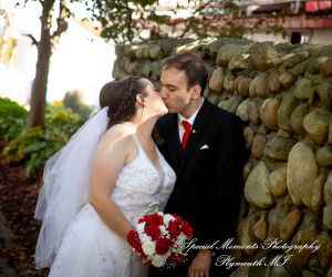 Patricia & Kyle at Canterbury Castle Lake Orion MI wedding photograph