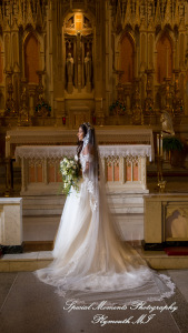 Heidy & Marcin at Sweetest Heart of Mary Church Detroit MI wedding photograph