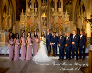Heidy & Marcin at Sweetest Heart of Mary Church Detroit MI wedding photograph