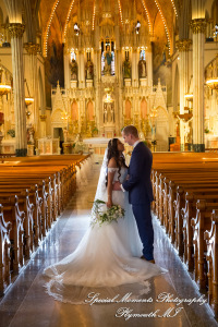 Heidy & Marcin at Sweetest Heart of Mary Church Detroit MI wedding photograph