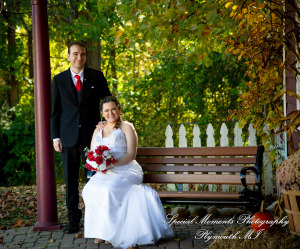Patricia & Kyle at Canterbury Castle Lake Orion MI wedding photograph