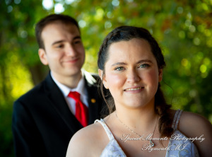 Patricia & Kyle at Canterbury Castle Lake Orion MI wedding photograph